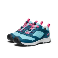 Chaussures*KEEN Big Kids' Skua Waterproof Shoe  |  Reef Waters/Rouge Red ReefWaters/RougeRed