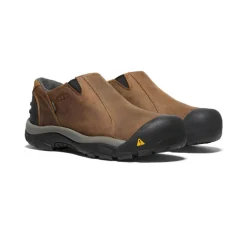 Imperméable À L'eau|Chaussures À Enfiler*KEEN Brixen Waterproof Low Pour Homme  |  Slate Black/Madder Brown SlateBlack/MadderBrown