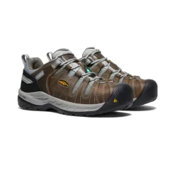 Bottes Et Chaussures De Travail|Chaussures*KEEN CSA Flint II (Steel Toe) Pour Femme  |  Cascade Brown/Surf Spray CascadeBrown/SurfSpray