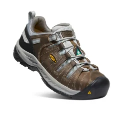 Bottes Et Chaussures De Travail|Chaussures*KEEN CSA Flint II (Steel Toe) Pour Femme  |  Cascade Brown/Surf Spray CascadeBrown/SurfSpray