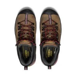 Bottes Et Chaussures De Travail|Imperméable À L'eau*KEEN CSA Hamilton Waterproof Boot (Carbon-Fiber Toe) Pour Homme  |  BISON/JESTER RED BISON/JESTERRED