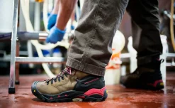 Bottes Et Chaussures De Travail|Imperméable À L'eau*KEEN CSA Hamilton Waterproof Boot (Carbon-Fiber Toe) Pour Homme  |  BISON/JESTER RED BISON/JESTERRED