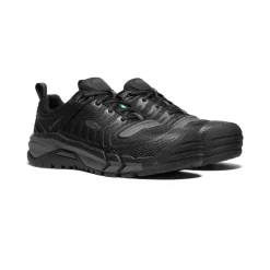 Bottes Et Chaussures De Travail|Chaussures*KEEN CSA Kansas City (Carbon-Fiber Toe) Pour Homme  |  Black/Gun Metal Black/GunMetal