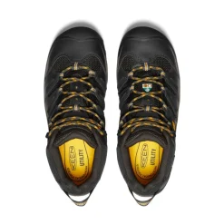 Bottes Et Chaussures De Travail|Imperméable À L'eau*KEEN CSA Lansing Mid (Steel Toe) Pour Homme  |  Raven/Tawny Olive Raven/TawnyOlive