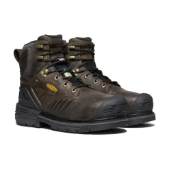 Bottes Et Chaussures De Travail|Imperméable À L'eau*KEEN CSA Philadelphia+ 6" Internal MET Waterproof Boot (Carbon-Fiber Toe) Pour Homme  |  Cascade Brown/Black CascadeBrown/Black