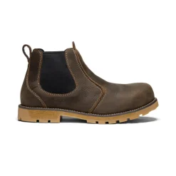 Bottes Et Chaussures De Travail|Chaussures À Enfiler*KEEN CSA Seattle Romeo (Carbon-Fiber Toe) Pour Homme  |  CASCADE BROWN/GUM CASCADEBROWN/GUM