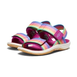 Sandales*KEEN Elle Backstrap Pour Enfants  |  Rainbow/Festival Fuchsia Rainbow/FestivalFuchsia