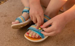 Sandales*KEEN Elle Backstrap Pour Jeunes  |  Rainbow/Festival Fuchsia Rainbow/FestivalFuchsia
