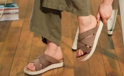 Sandales*KEEN Elle Mixed Slide Pour Femme  |   Brindle/Birch