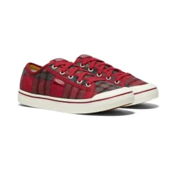Chaussures*KEEN Elsa V Sneaker Pour Femme  |  Red Plaid/Red Dahlia RedPlaid/RedDahlia