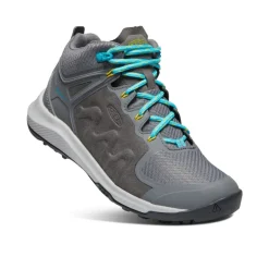 Imperméable À L'eau|Bottes*KEEN Explore Waterproof Boot Pour Femme  |  STEEL GREY/BRIGHT TURQUOISE STEELGREY/BRIGHTTURQUOISE