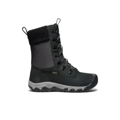 Imperméable À L'eau|Bottes*KEEN Greta Tall Waterproof Boot Pour Femme  |   Black/Black