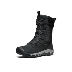 Imperméable À L'eau|Bottes*KEEN Greta Tall Waterproof Boot Pour Femme  |   Black/Black