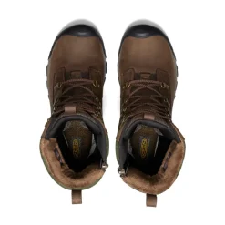 Imperméable À L'eau|Bottes*KEEN Greta Tall Waterproof Boot Pour Femme  |  Dark Earth/Green Plaid DarkEarth/GreenPlaid