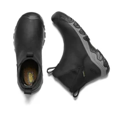 Imperméable À L'eau|Bottes*KEEN Greta Waterproof Chelsea Pour Femme  |  Black/Steel Grey Black/SteelGrey