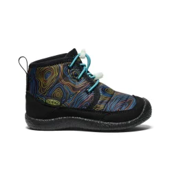 Bottes*KEEN Howser II Waterproof Chukka Pour Enfants  |  Black/Reef Waters Black/ReefWaters