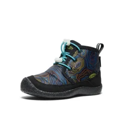 Bottes*KEEN Howser II Waterproof Chukka Pour Enfants  |  Black/Reef Waters Black/ReefWaters