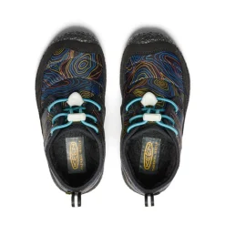Bottes*KEEN Howser II Waterproof Chukka Pour Enfants  |  Black/Reef Waters Black/ReefWaters