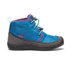 Bottes*KEEN Howser II Waterproof Chukka Pour Jeunes  |  Mykonos Blue/Atlantis MykonosBlue/Atlantis