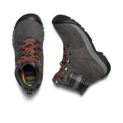 Imperméable À L'eau|Bottes*KEEN Kaci III Winter Waterproof Boot Pour Femme  |  Magnet/Black Plaid Magnet/BlackPlaid