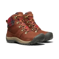 Imperméable À L'eau|Bottes*KEEN Kaci III Winter Waterproof Boot Pour Femme  |  Tortoise Shell/Red Plaid TortoiseShell/RedPlaid