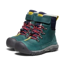Bottes*KEEN Kanibou Waterproof Winter Boot Pour Enfants  |  Deep Lagoon/Jazzy DeepLagoon/Jazzy