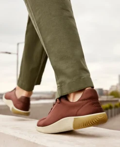 Chaussures*KEEN KNX Leather Sneaker Pour Homme  |  Tortoise Shell/Plaza Taupe TortoiseShell/PlazaTaupe