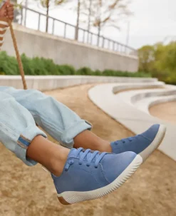 Chaussures*KEEN KNX Leather Sneaker Pour Enfants  |  Coronet Blue/Vapor CoronetBlue/Vapor