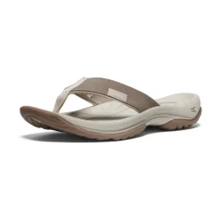 Sandales*KEEN Kona Leather Flip-Flop  |  Brindle/Silver Birch Brindle/SilverBirch