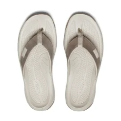 Sandales*KEEN Kona Leather Flip-Flop  |  Brindle/Silver Birch Brindle/SilverBirch