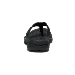 Sandales*KEEN Kona Leather Flip-Flop Pour Homme  |  Black/Steel Grey Black/SteelGrey