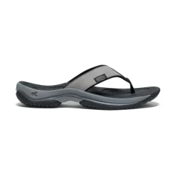 Sandales*KEEN Kona Leather Flip-Flop Pour Homme  |  Steel Grey/Black SteelGrey/Black