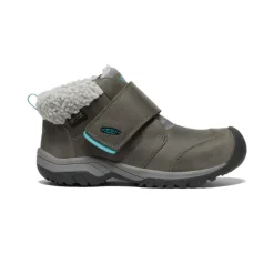 Bottes*KEEN Kootenay IV Waterproof Boot Pour Jeunes  |  Steel Grey/Porcelain SteelGrey/Porcelain