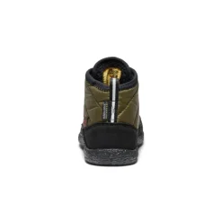 Bottes*KEEN Little Kids' Howser II Waterproof Chukka  |  Dark Olive/Gold Flame DarkOlive/GoldFlame