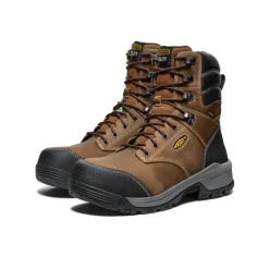 Bottes Et Chaussures De Travail|Imperméable À L'eau*KEEN Men's CSA Evanston 8" Waterproof Boot (Carbon-Fiber Toe)  |   Bison/Black