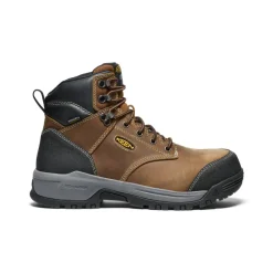 Bottes Et Chaussures De Travail|Imperméable À L'eau*KEEN Men's CSA Evanston 6" Waterproof Boot (Carbon-Fiber Toe) | Bison/Black