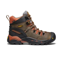Bottes Et Chaussures De Travail|Imperméable À L'eau*KEEN Men's Pittsburgh 6" Boot (Soft Toe) pour homme  |  Cascade Brown/Bombay Brown CascadeBrown/BombayBrown