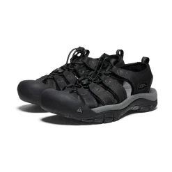 Sandales*KEEN Newport Leather Pour Homme  |  Black/Steel Grey Black/SteelGrey