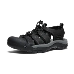 Sandales*KEEN Newport Leather Pour Homme  |  Black/Steel Grey Black/SteelGrey