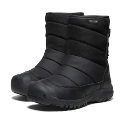 Bottes*KEEN Puffrider Waterproof Boot Pour Jeunes  |  Black/Steel Grey Black/SteelGrey
