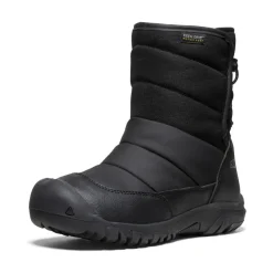 Bottes*KEEN Puffrider Waterproof Boot Pour Jeunes  |  Black/Steel Grey Black/SteelGrey