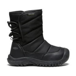 Bottes*KEEN Puffrider Waterproof Winter Boot Pour Enfants  |  Black/Steel Grey Black/SteelGrey