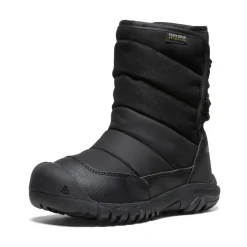 Bottes*KEEN Puffrider Waterproof Winter Boot Pour Enfants  |  Black/Steel Grey Black/SteelGrey