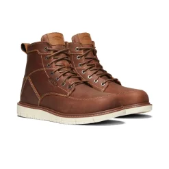 Bottes Et Chaussures De Travail|Bottes*KEEN San Jose 6" Boot (Soft Toe) Pour Homme  |  GINGERBREAD/OFF WHITE GINGERBREAD/OFFWHITE