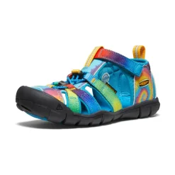 Sandales*KEEN Seacamp II CNX Pour Jeunes  |  Vivid Blue/Original Tie Dye VividBlue/OriginalTieDye