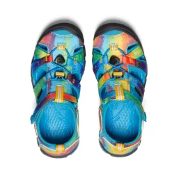 Sandales*KEEN Seacamp II CNX Pour Jeunes  |  Vivid Blue/Original Tie Dye VividBlue/OriginalTieDye