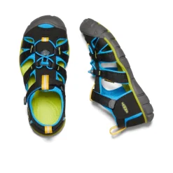 Sandales*KEEN Seacamp II CNX Pour Jeunes  |  Black/Brilliant Blue Black/BrilliantBlue