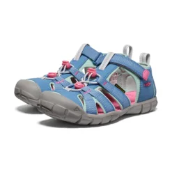 Sandales*KEEN Seacamp II CNX Pour Jeunes  |  Coronet Blue/Hot Pink CoronetBlue/HotPink