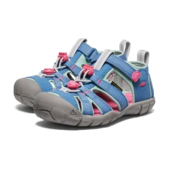 Sandales*KEEN Seacamp II CNX Pour Petit Enfants  |  Coronet Blue/Hot Pink CoronetBlue/HotPink