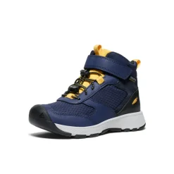 Bottes*KEEN Skua Waterproof Boot Pour Enfants  |  Naval Academy/Yolk Yellow NavalAcademy/YolkYellow